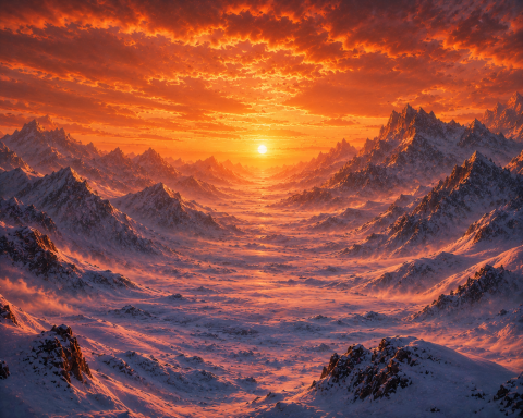 Snowcap Mountain Region of the Dragon Realm